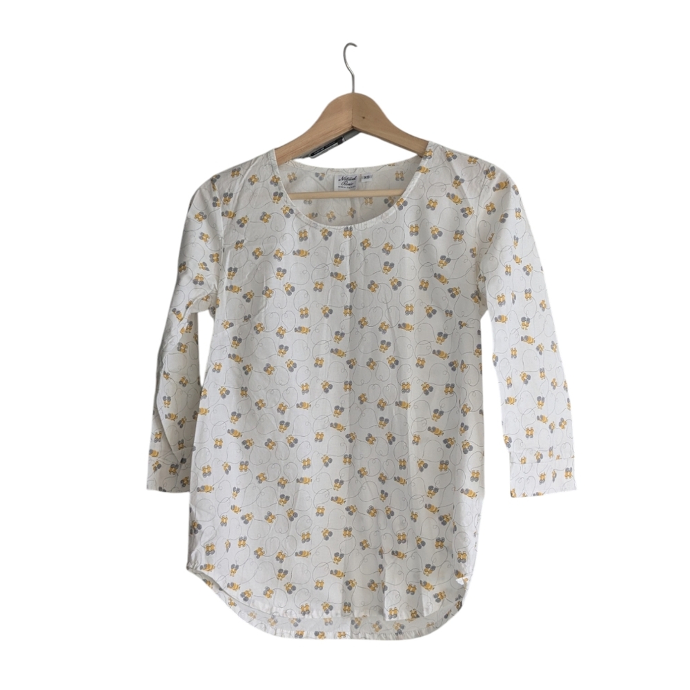 National Picnic binocular print top (XS)